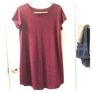 Knit t-shirt dress